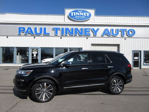 Photo of Used 2018 Ford Explorer Platinum AWD for sale at Paul Tinney Auto in Peterborough, ON