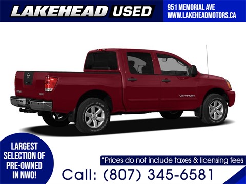Photo of Used 2012 Nissan Titan   for sale at Lakehead Motors Ltd in Thunder Bay, ON