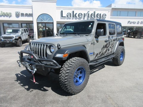 Photo of Used 2021 Jeep Wrangler Unlimited Sport for sale at Lakeridge Chrysler in Port Hope, ON