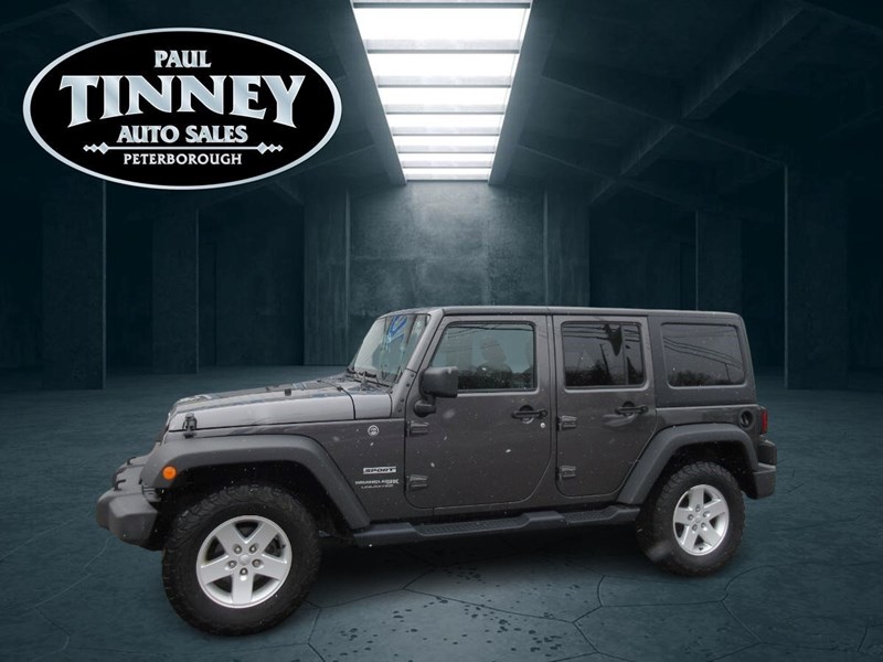 Photo of  2018 Jeep Wrangler JK Unlimited Sport for sale at Paul Tinney Auto in Peterborough, ON