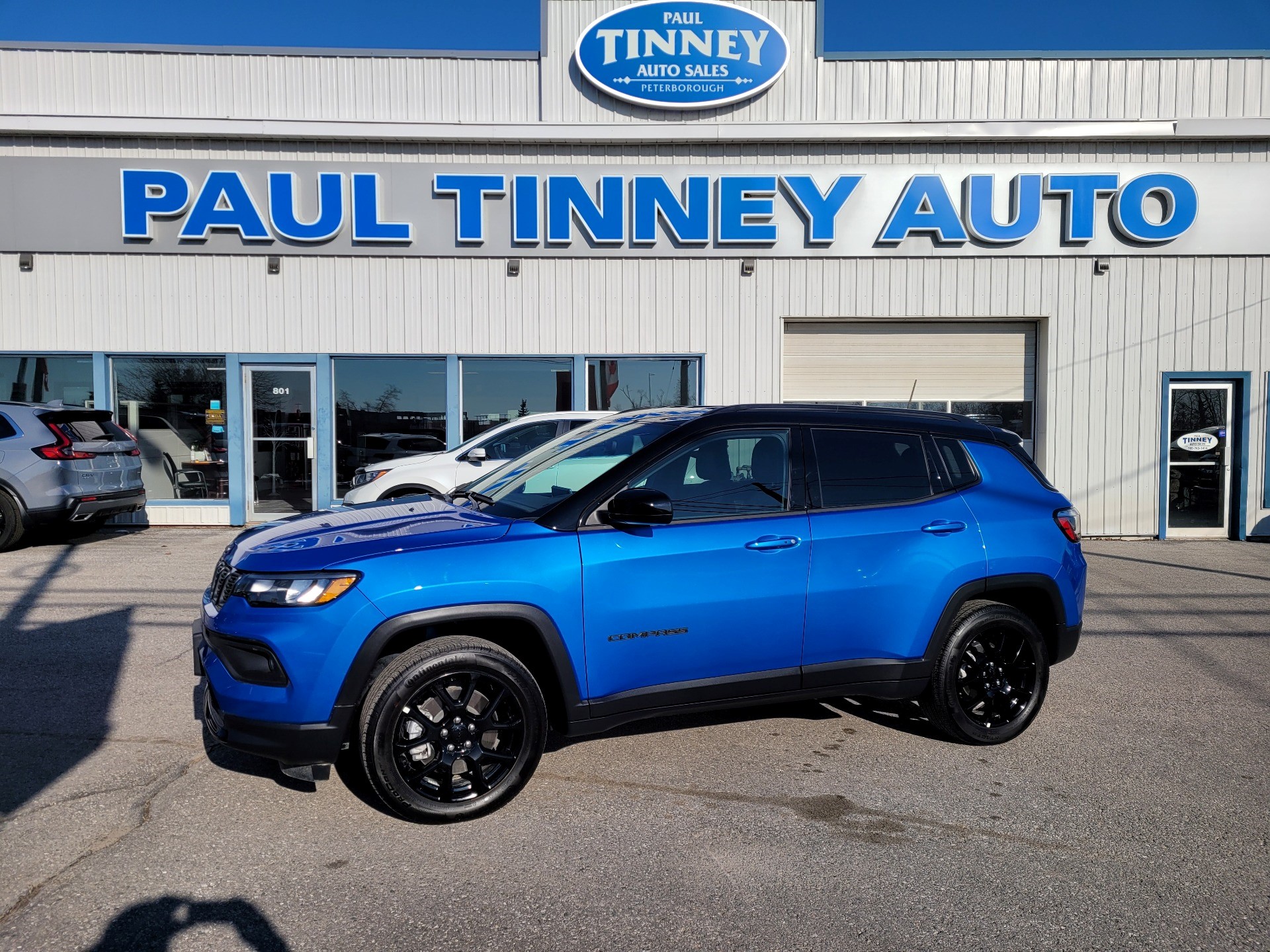 Laser Blue Pearl Coat 2024 Jeep Compass SUV / Crossover Four-Wheel Drive Automatic