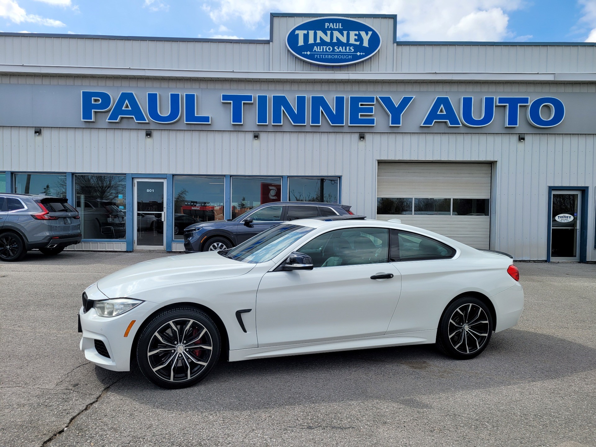 Alpine White 2015 BMW 4 Series Coupe All-Wheel Drive 8-Speed Automatic