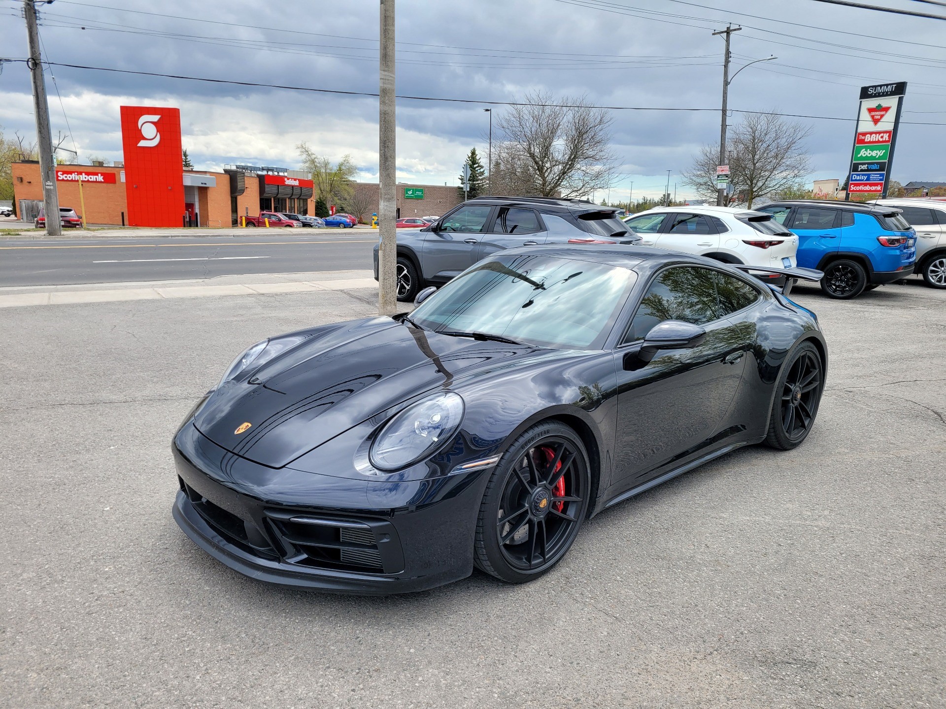 Jet Black Metallic 2024 Porsche 911 Coupe Rear-Wheel Drive