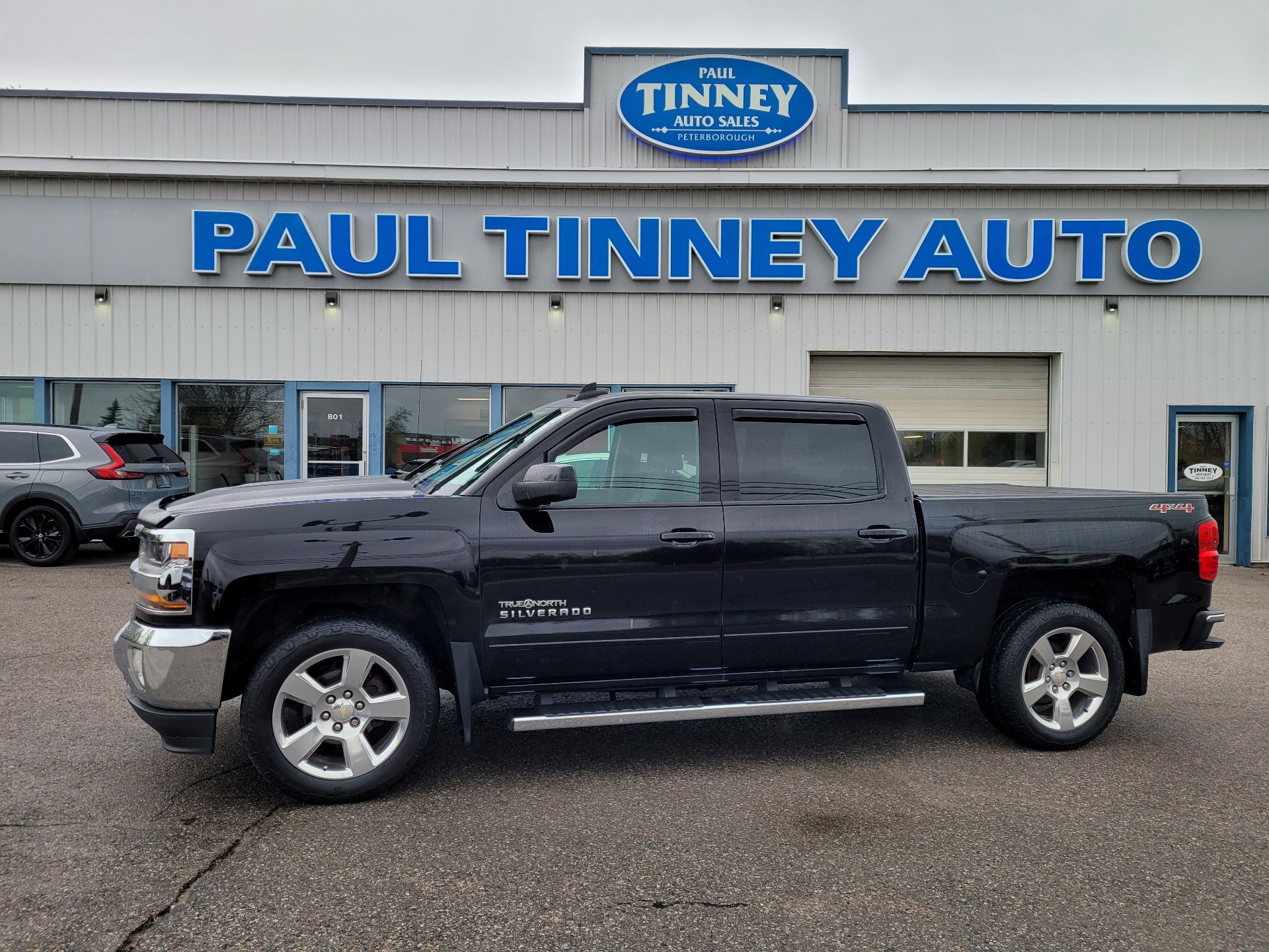 Black 2016 Chevrolet Silverado 1500 LT Crew Cab 4WD Pickup Truck Four-Wheel Drive 6-Speed Automatic