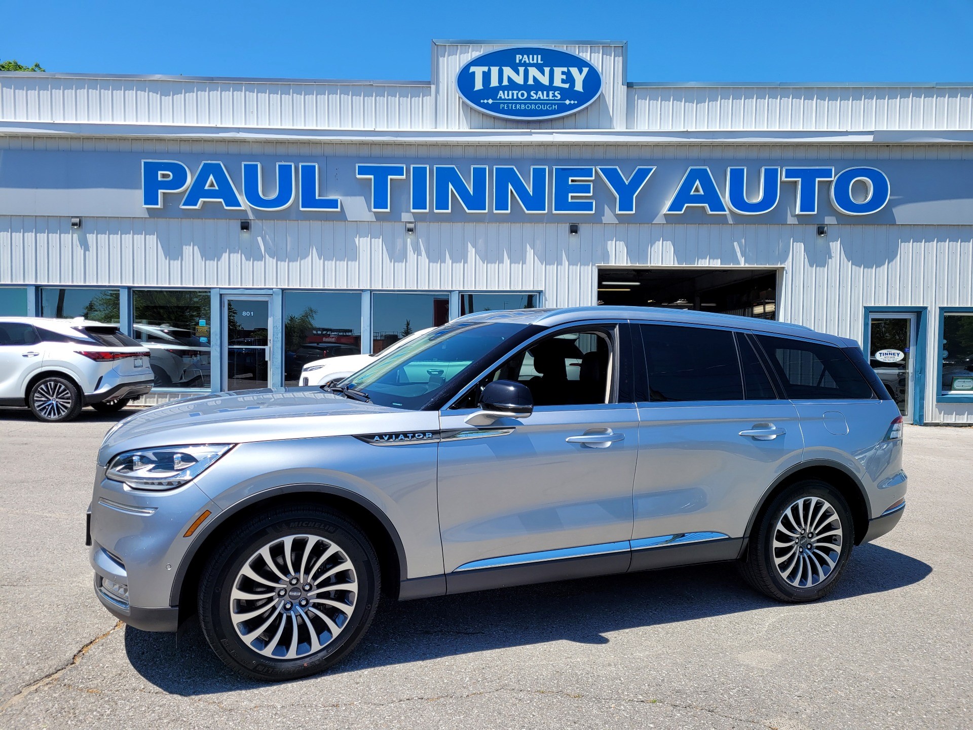 Silver Radiance Metallic 2020 Lincoln Aviator SUV / Crossover All-Wheel Drive Automatic