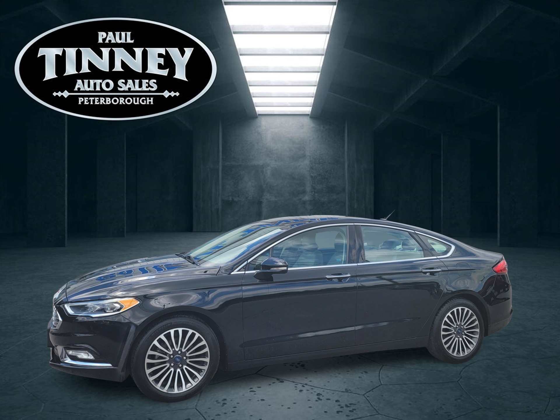 Shadow Black 2017 Ford Fusion Sedan All-Wheel Drive 6-Speed Automatic