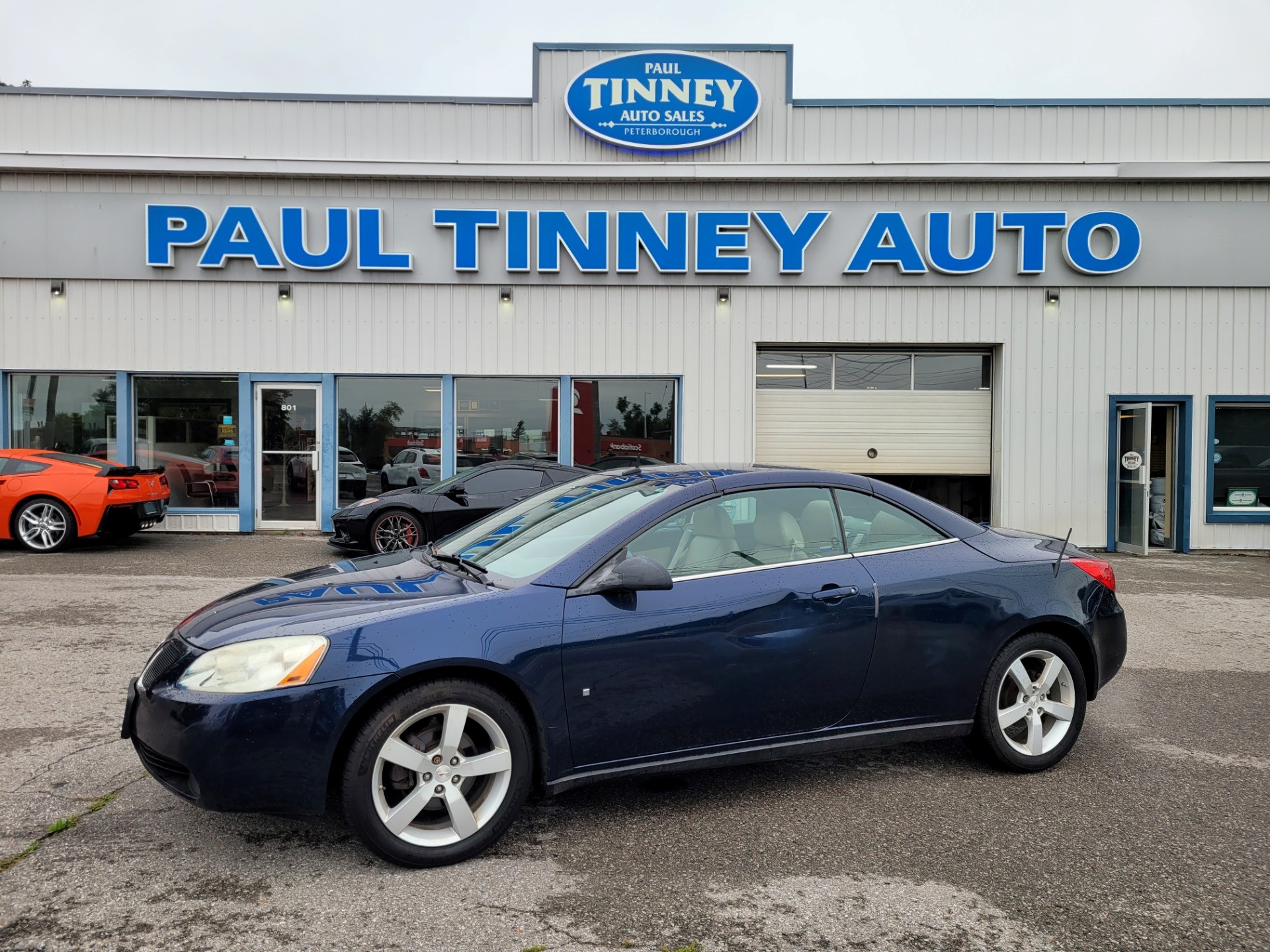 Midnight Blue Metallic 2008 Pontiac G6 Sedan Front-Wheel Drive 4-Speed Automatic