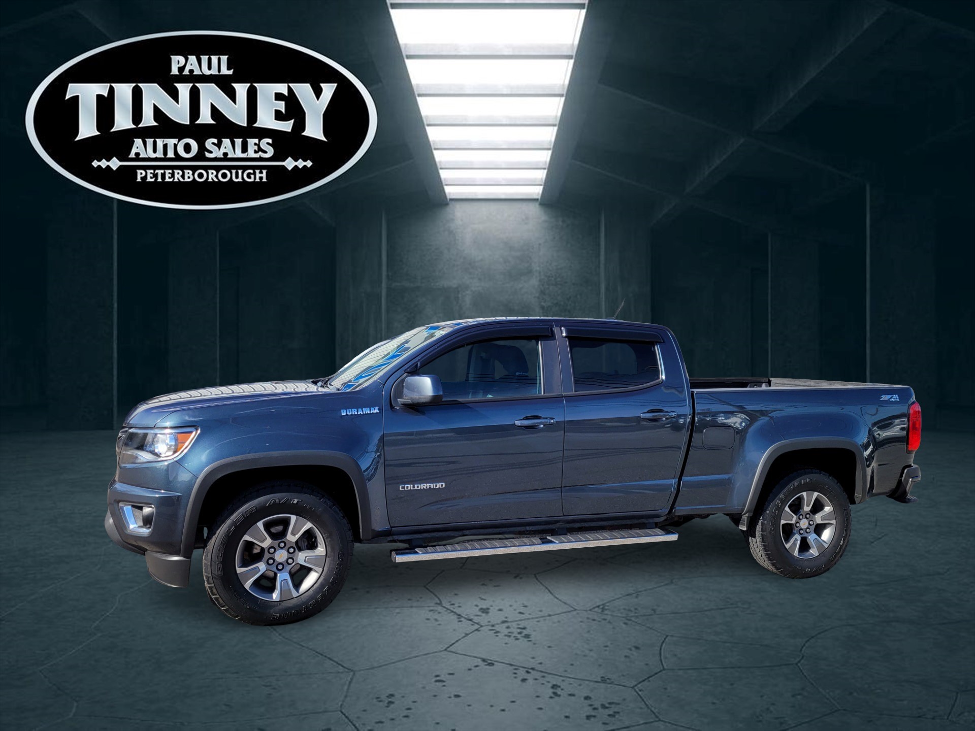 Satin Steel Gray Metallic 2019 Chevrolet Colorado Pickup Truck Four-Wheel Drive 6-Speed Automatic