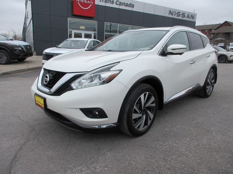 Photo of 2017 Nissan Murano Platinum AWD for sale at Trans Canada Nissan in Peterborough, ON