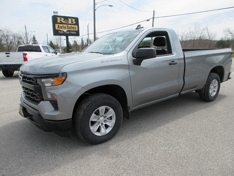 Photo of 2024 Chevrolet Silverado 1500 Work Truck Long Box for sale at R & B Auto Sales in Omemee, ON