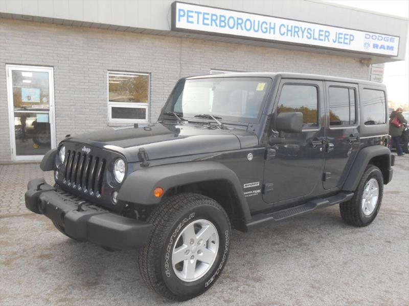 Photo of  2018 Jeep Wrangler Unlimited Sport for sale at Peterborough Chrysler in Peterborough, ON