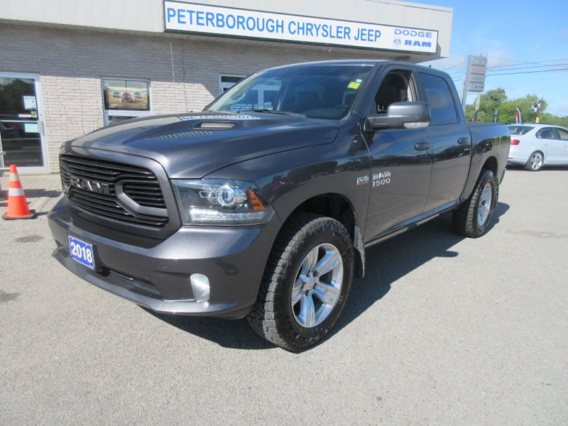 Photo of  2018 RAM 1500 Sport Crew Cab for sale at Peterborough Chrysler in Peterborough, ON