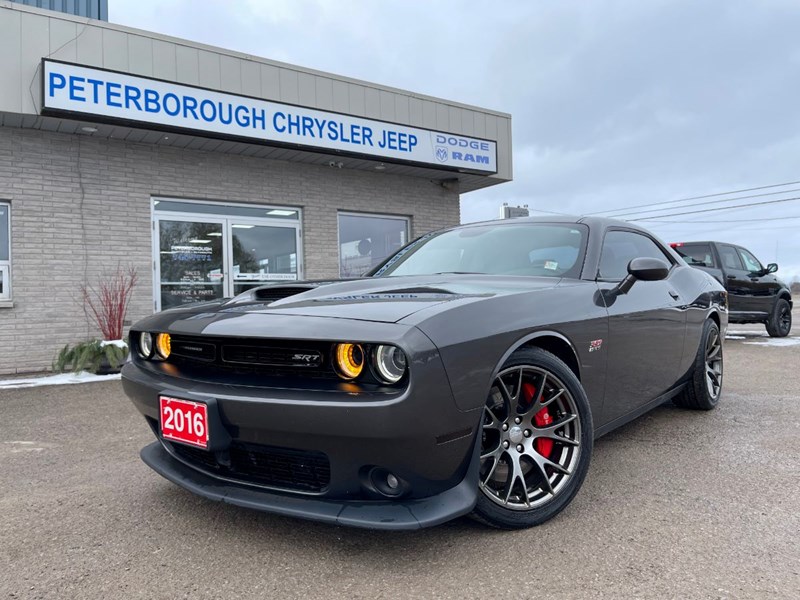 Photo of  2016 Dodge Challenger SRT   for sale at Peterborough Chrysler in Peterborough, ON