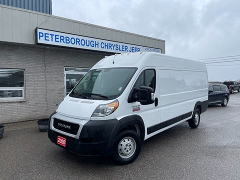 Photo of Used 2020 RAM PROMASTER 3500  High Roof Tradesman 159-in. WB for sale at Peterborough Chrysler in Peterborough, ON