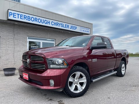Photo of Used 2016 RAM 1500 Sport Quad Cab for sale at Peterborough Chrysler in Peterborough, ON