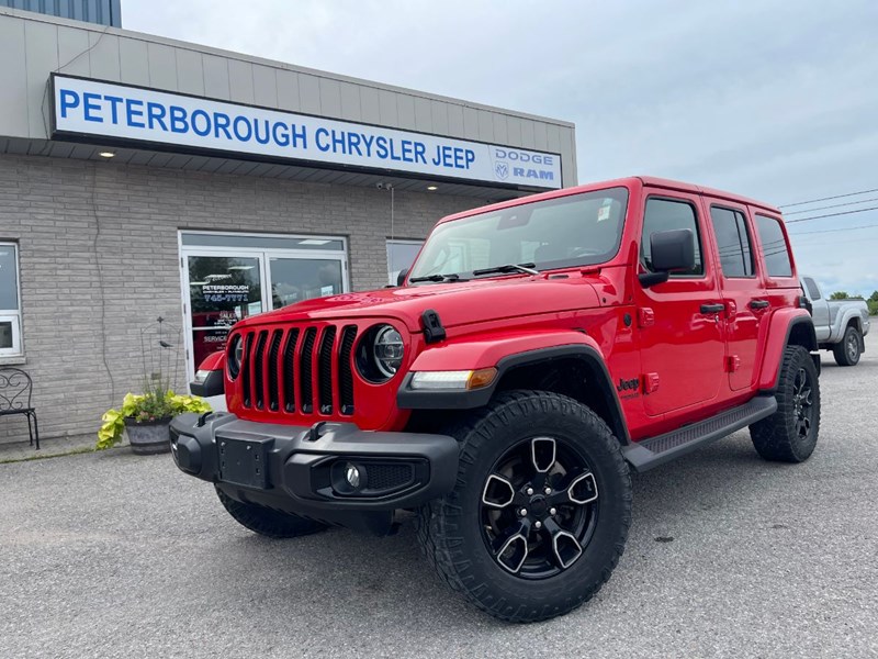 Photo of 2021 Jeep Wrangler Unlimited Sahara for sale at Peterborough Chrysler in Peterborough, ON