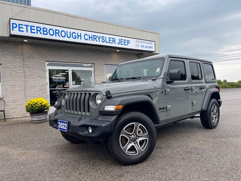 Photo of  2022 Jeep Wrangler Unlimited Sahara for sale at Peterborough Chrysler in Peterborough, ON