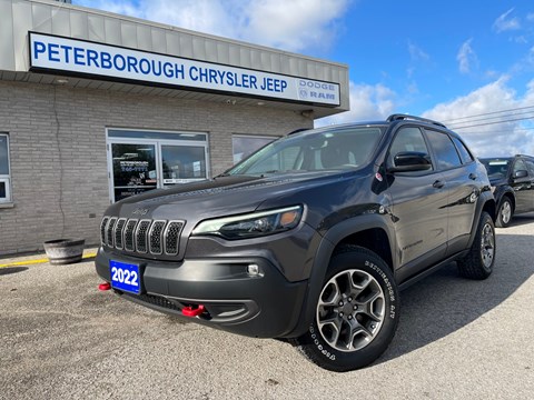 Photo of 2022 Jeep Cherokee Trailhawk  4X4 for sale at Peterborough Chrysler in Peterborough, ON