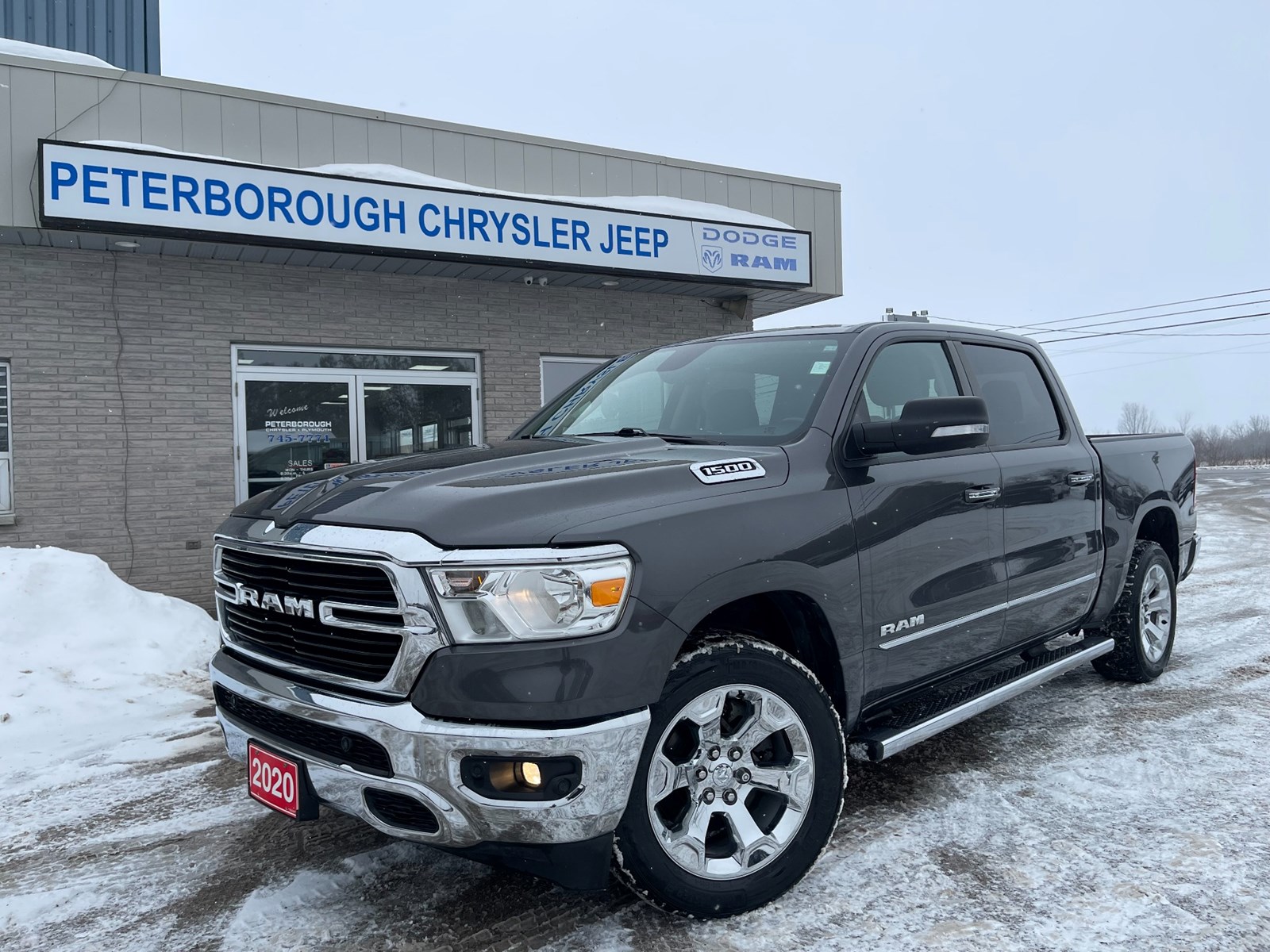 Photo of 2020 RAM 1500 Big Horn Crew Cab for sale at Peterborough Chrysler in Peterborough, ON