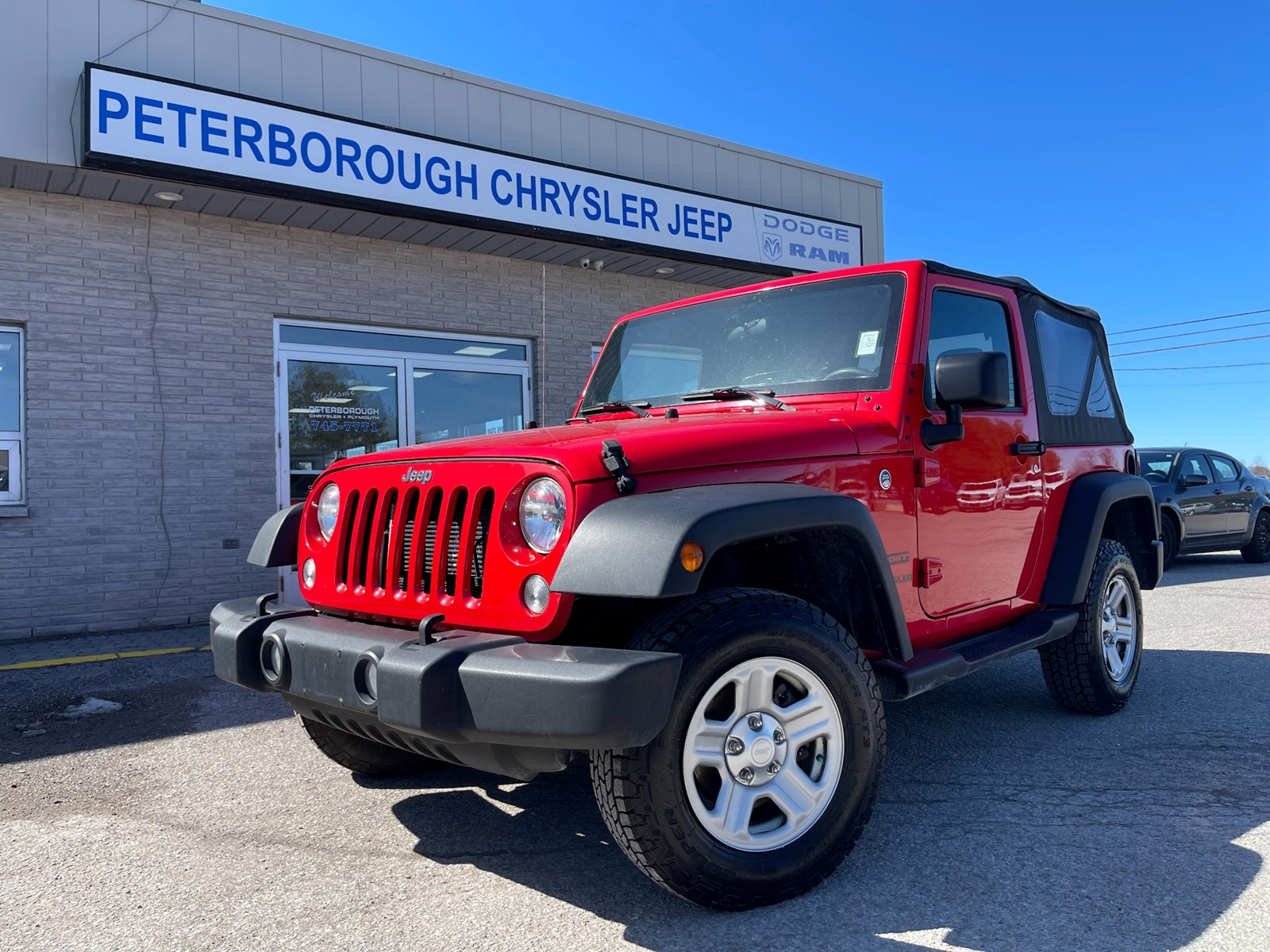 Photo of 2017 Jeep Wrangler Sport  for sale at Peterborough Chrysler in Peterborough, ON