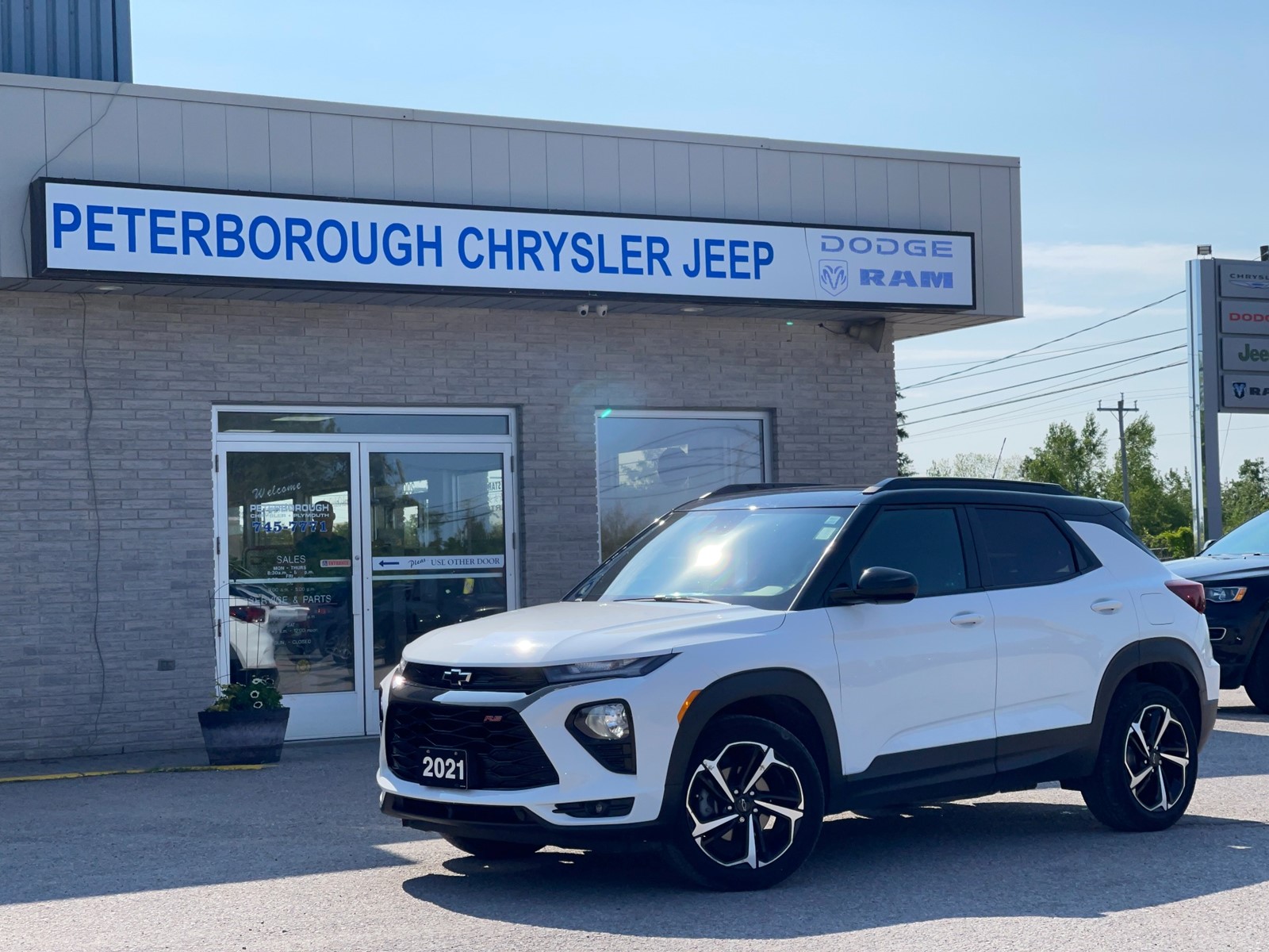 Photo of 2021 Chevrolet Trailblazer RS  for sale at Peterborough Chrysler in Peterborough, ON