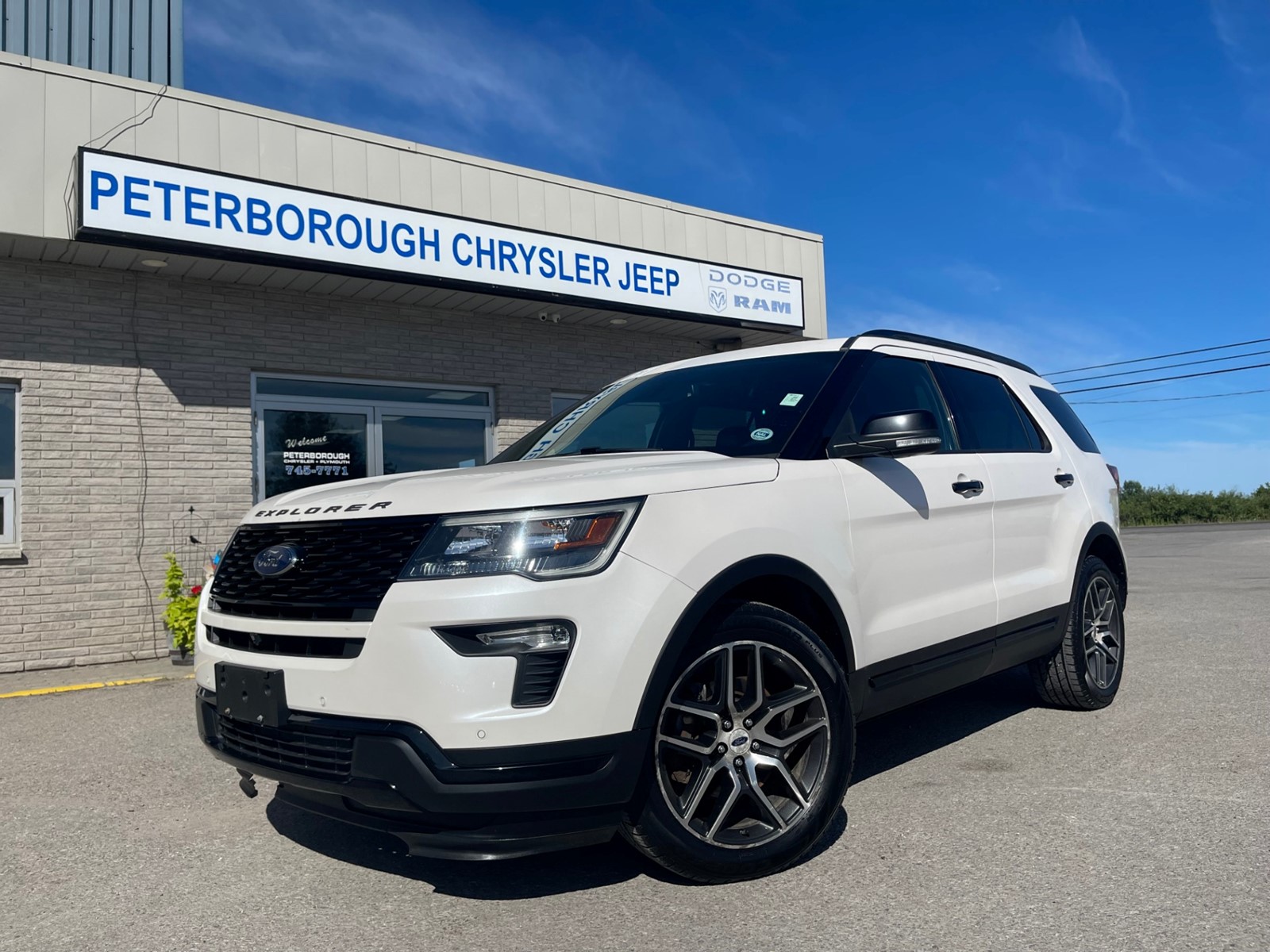 Photo of 2018 Ford Explorer Sport  for sale at Peterborough Chrysler in Peterborough, ON