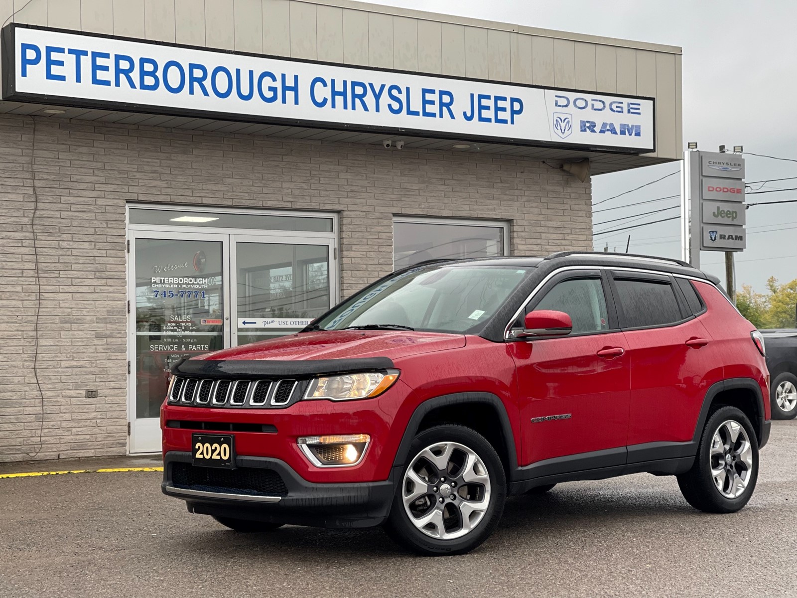 Photo of 2020 Jeep Compass Limited  for sale at Peterborough Chrysler in Peterborough, ON