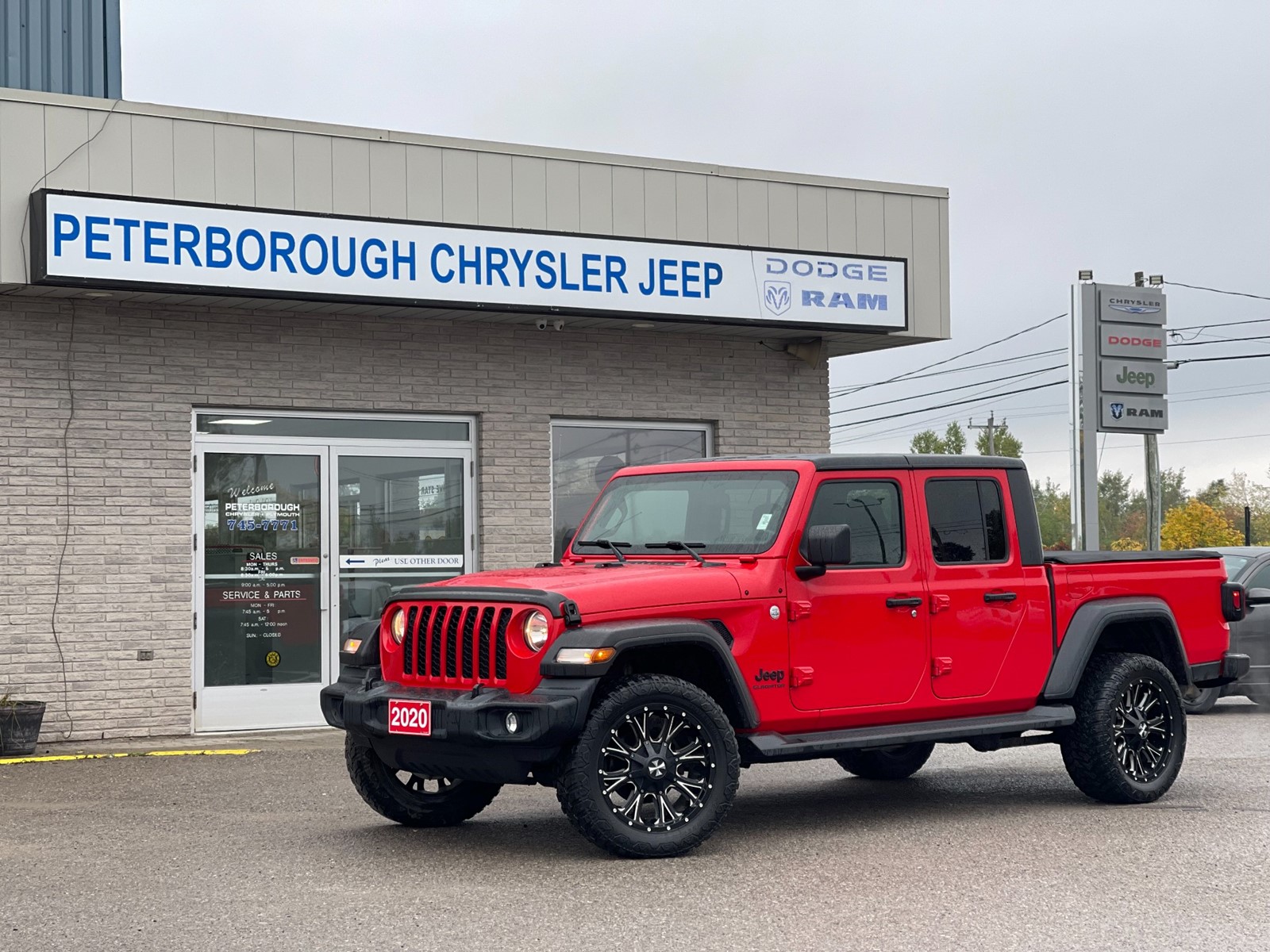 Photo of 2020 Jeep Gladiator Sport S for sale at Peterborough Chrysler in Peterborough, ON