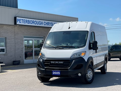 Photo of 2025 RAM PROMASTER 2500 High Roof Tradesman 136-in. WB for sale at Peterborough Chrysler in Peterborough, ON