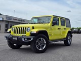 Photo of 2023 Jeep Wrangler Unlimited Sahara for sale at Peterborough Chrysler in Peterborough, ON