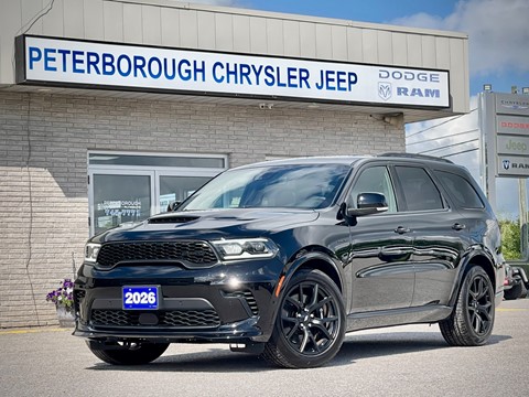 Photo of 2026 Dodge Durango R/T AWD for sale at Peterborough Chrysler in Peterborough, ON