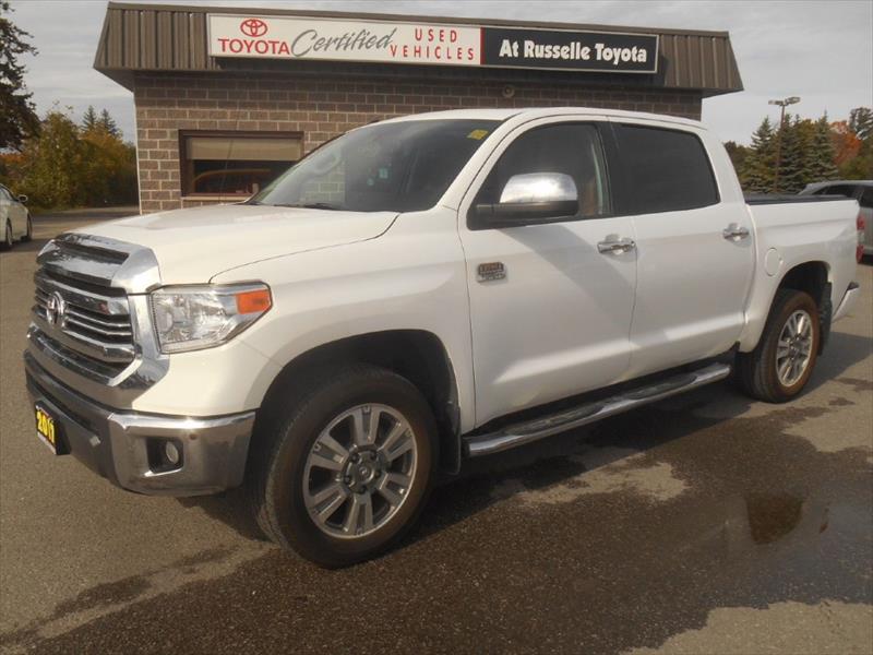 Photo of  2017 Toyota Tundra Platinum 5.7L Crew Max for sale at Russelle Toyota in Peterborough, ON