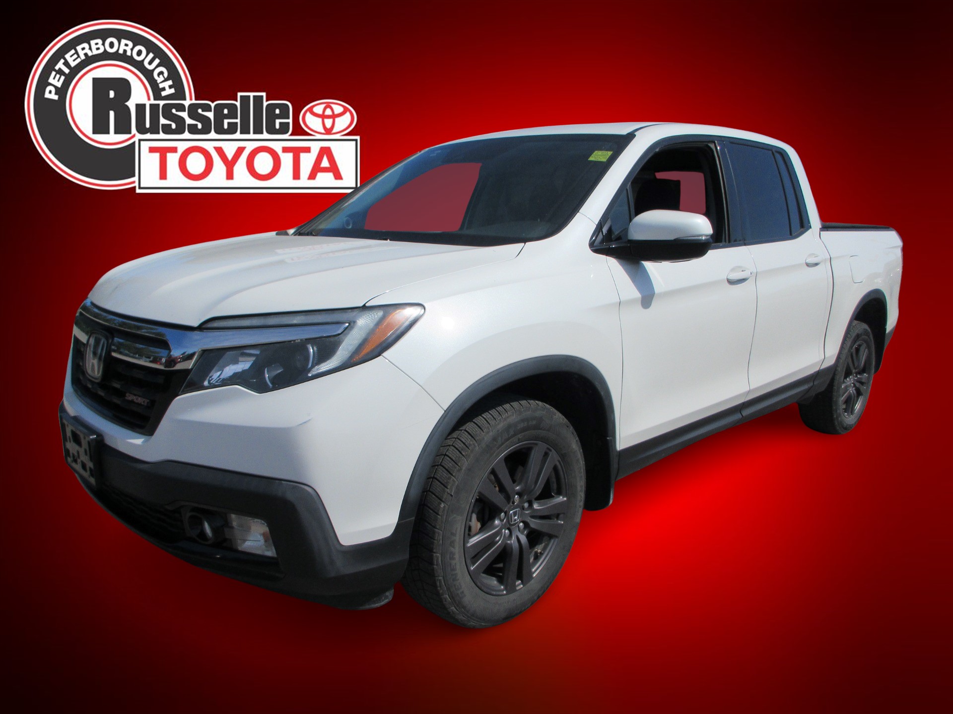 White Diamond Pearl 2019 Honda Ridgeline Pickup Truck All-Wheel Drive 6-Speed Automatic