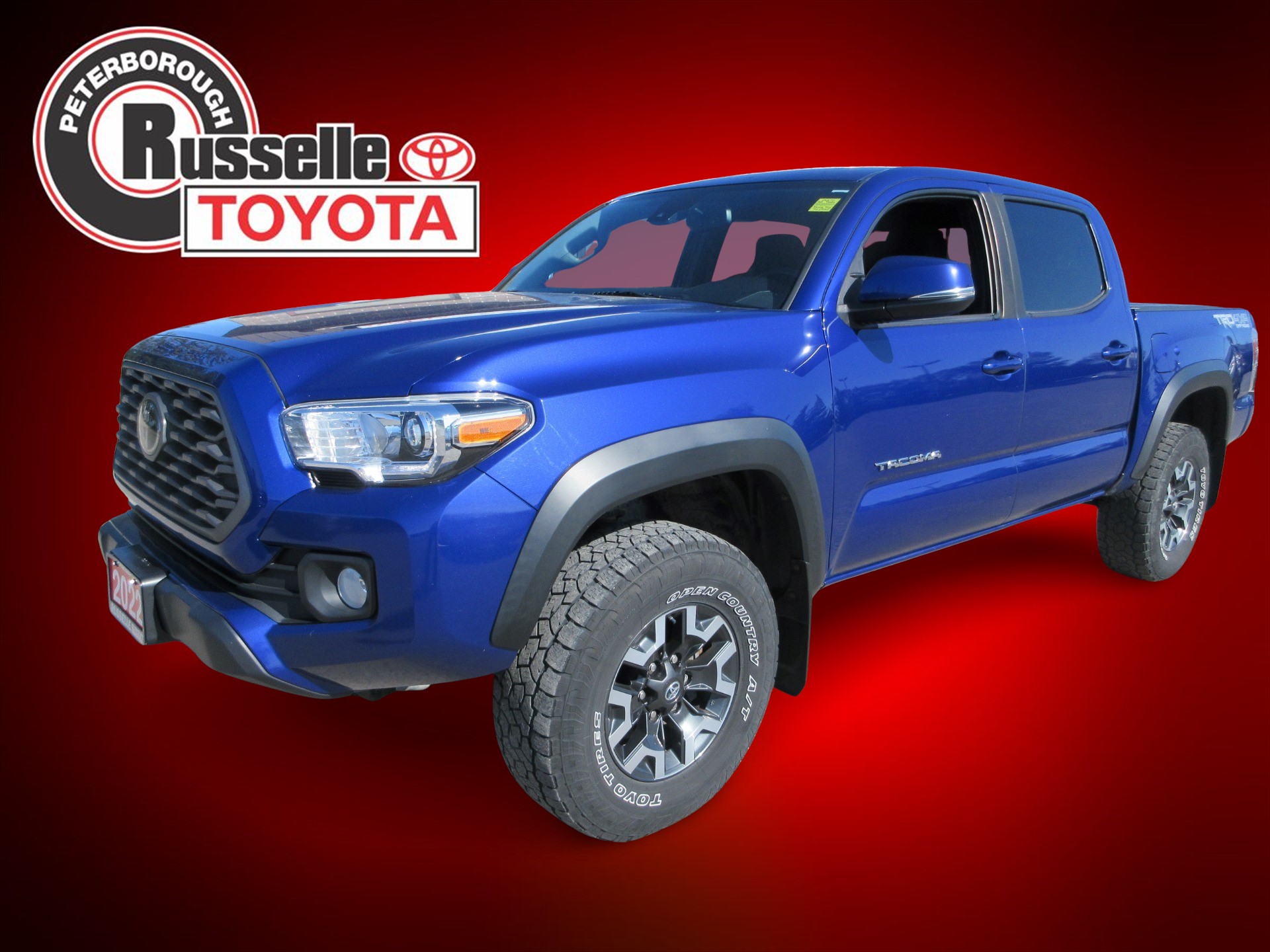 Blue Crush Metallic 2022 Toyota Tacoma Pickup Truck Four-Wheel Drive 6-Speed Automatic