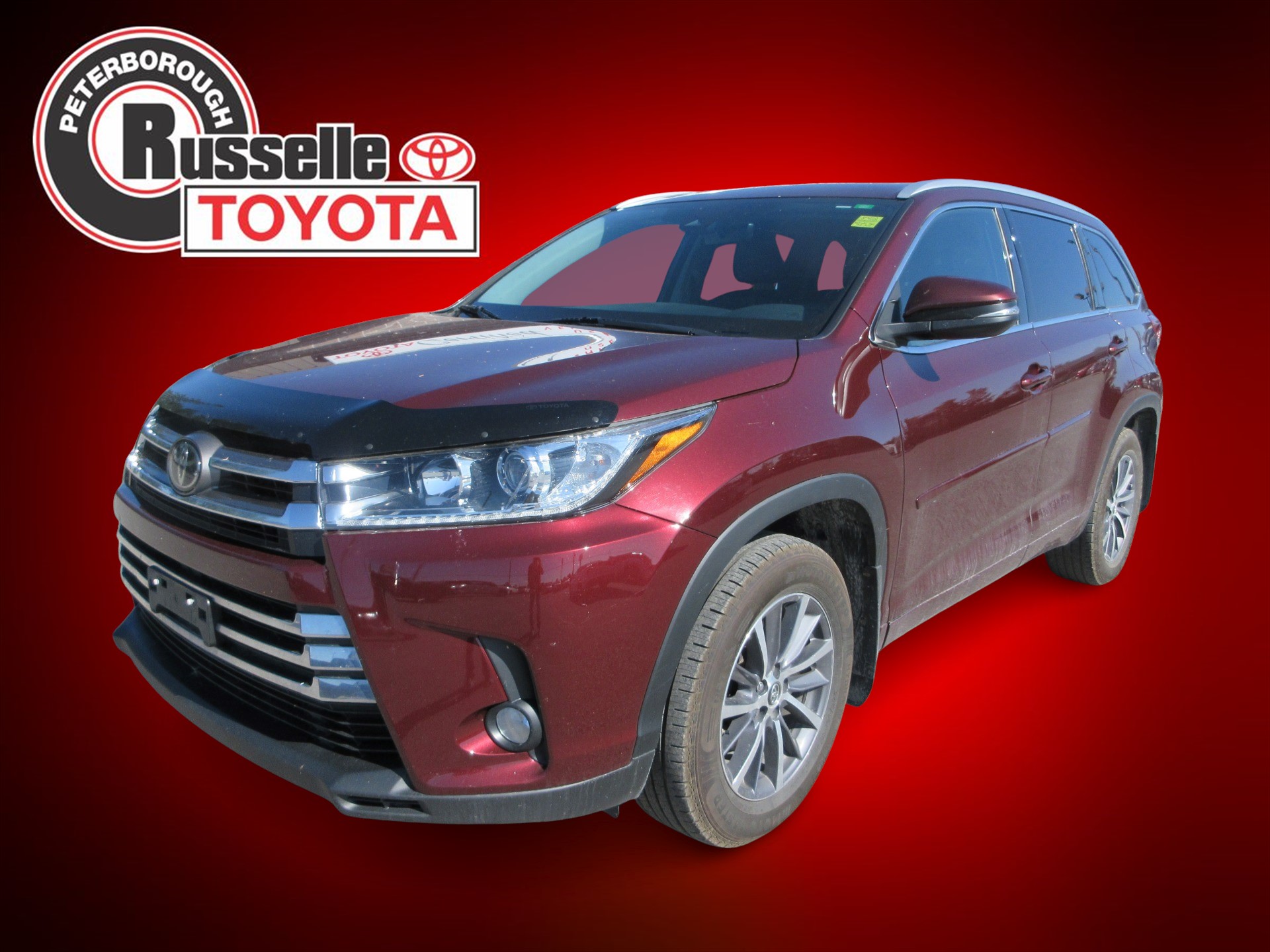 Red (Ooh La La Rouge Mica) 2018 Toyota Highlander SUV / Crossover All-Wheel Drive 6-Speed Automatic