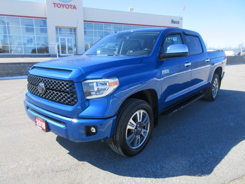 Photo of Used 2018 Toyota Tundra Platinum 5.7L Crew Max for sale at Race Toyota in Lindsay, ON