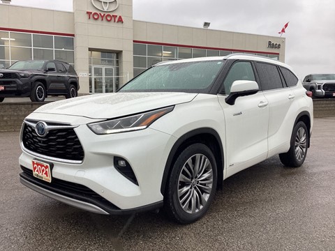 Photo of 2021 Toyota Highlander Hybrid Platinum AWD for sale at Race Toyota in Lindsay, ON