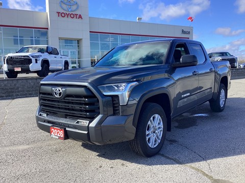 Photo of 2026 Toyota Tundra SR CrewMax for sale at Race Toyota in Lindsay, ON