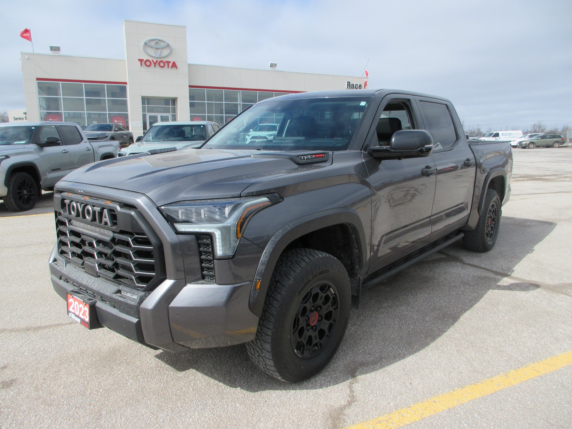 Magnetic Gray Metallic 2023 Toyota Tundra Hybrid Pickup Truck Four-Wheel Drive 6-Speed Automatic