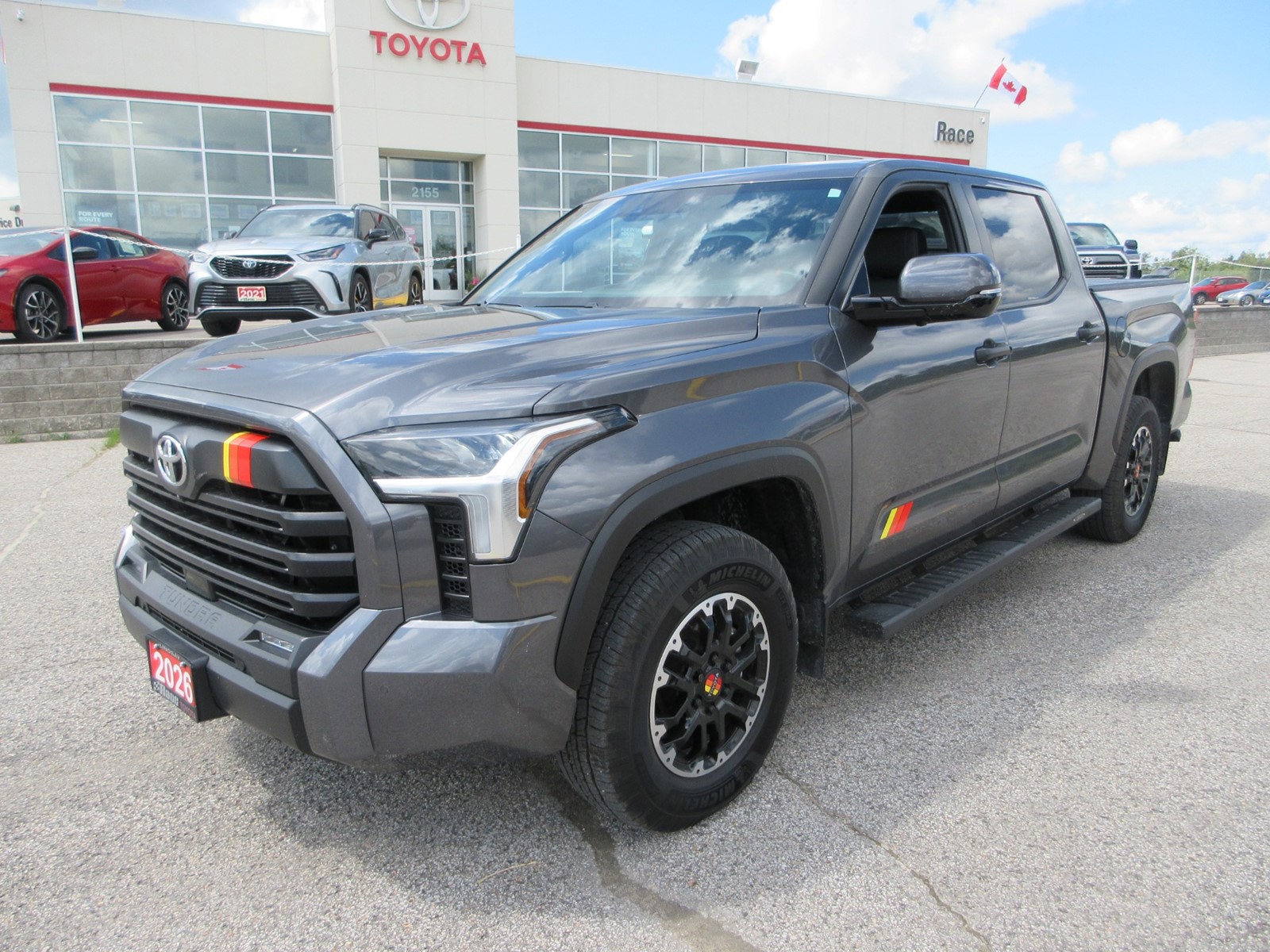 Photo of 2026 Toyota Tundra SR CrewMax for sale at Race Toyota in Lindsay, ON