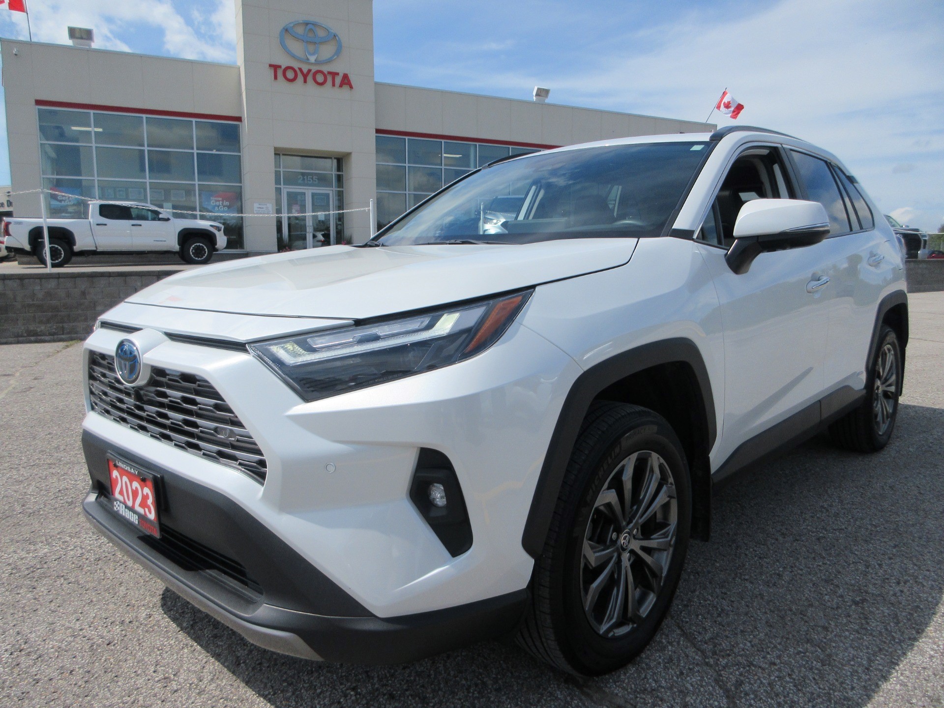 White (Wind Chill Pearl) 2023 Toyota RAV4 Hybrid SUV / Crossover All-Wheel Drive Continuously Variable Transmission