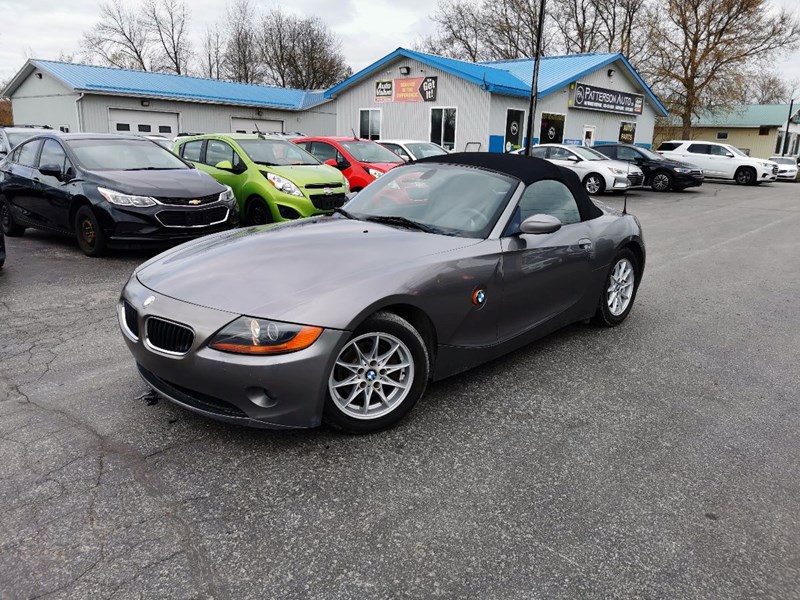 Photo of  2004 BMW Z4 2.5i Convertible for sale at Patterson Auto Sales in Madoc, ON
