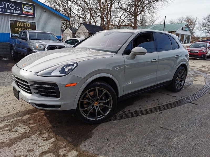 Photo of  2023 Porsche Cayenne Platinum AWD for sale at Patterson Auto Sales in Madoc, ON
