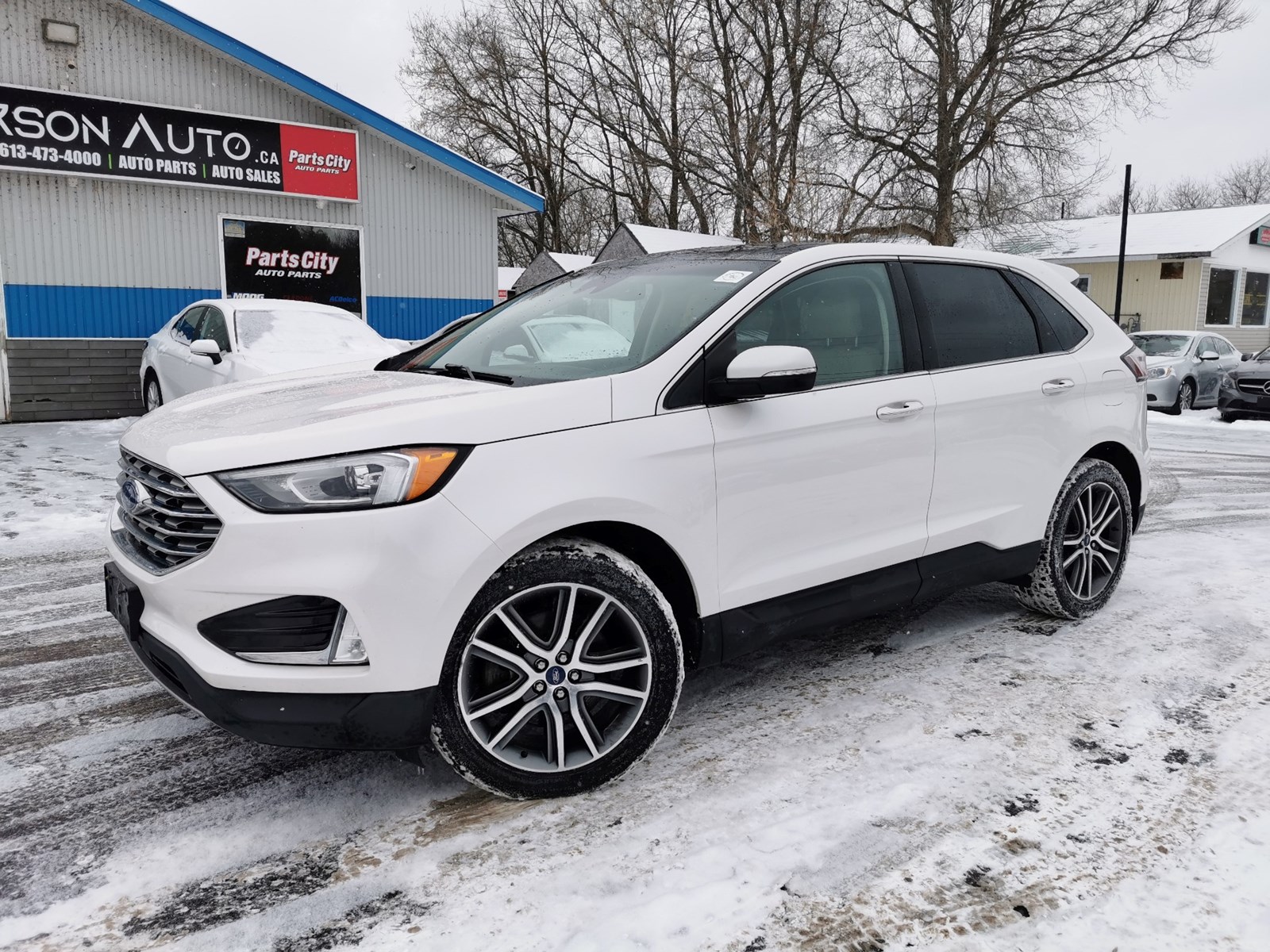 Photo of 2019 Ford Edge Titanium AWD for sale at Patterson Auto Sales in Madoc, ON