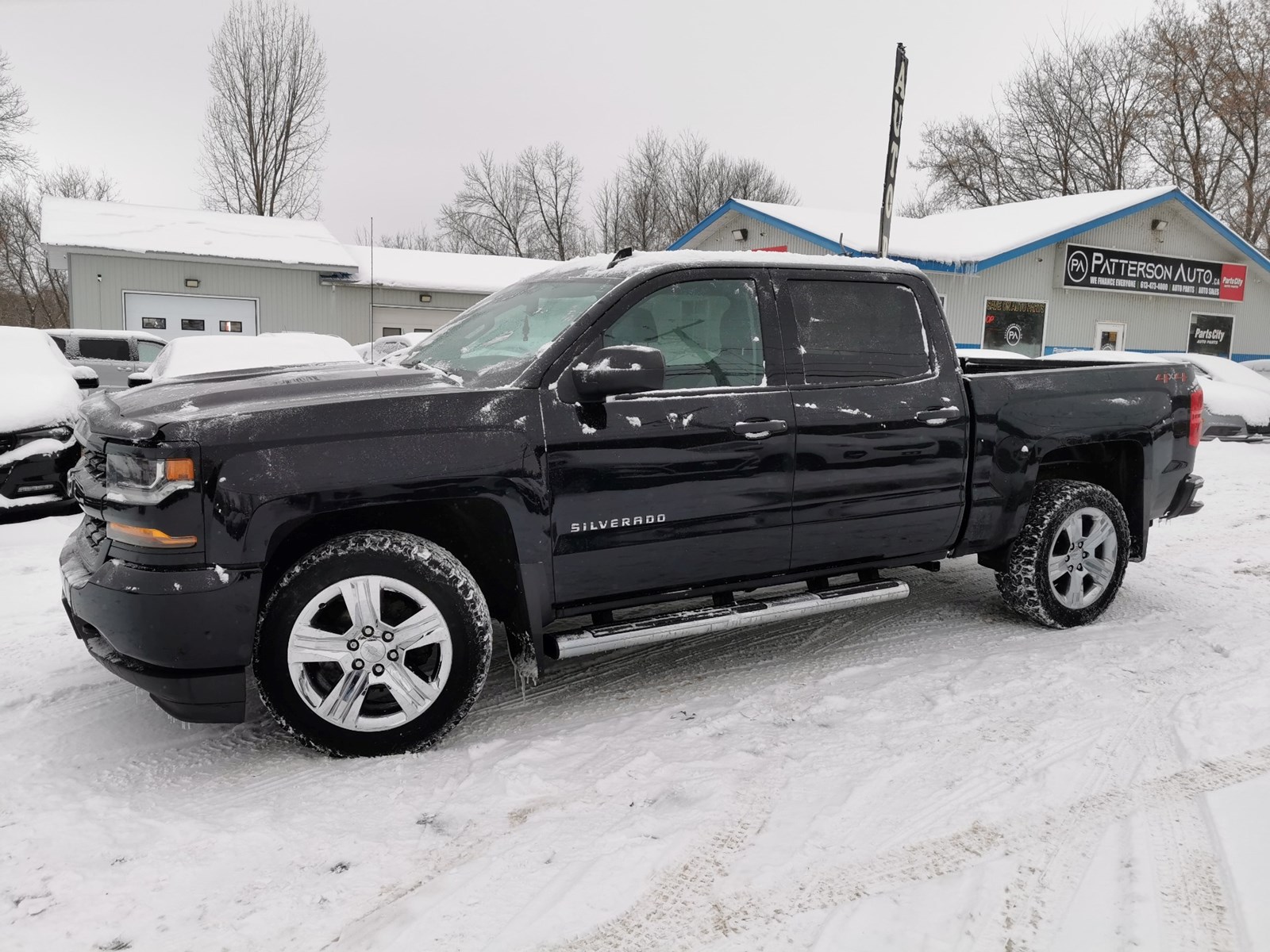 Photo of 2018 Chevrolet Silverado 1500 Custom 4X4 for sale at Patterson Auto Sales in Madoc, ON