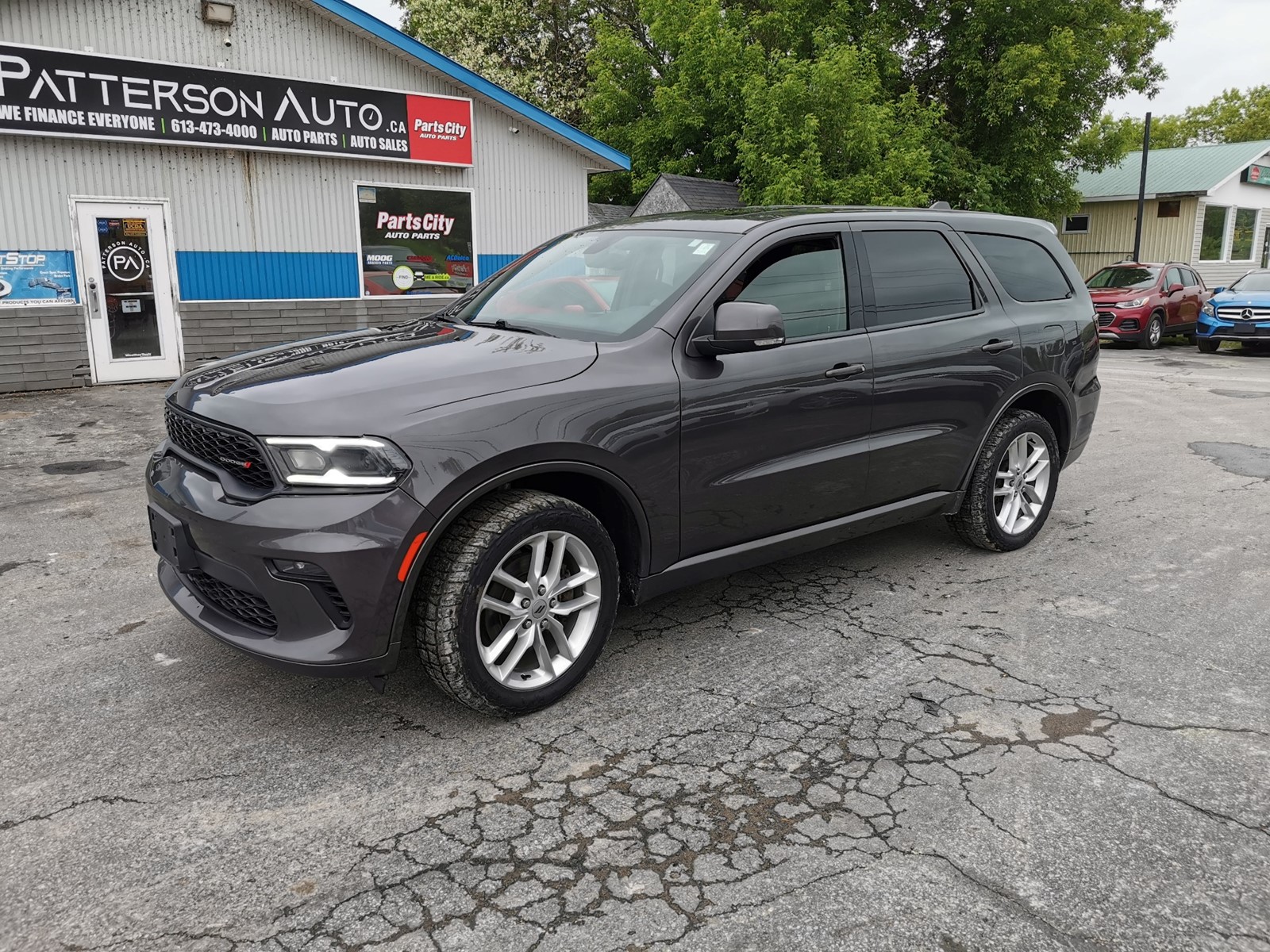 Photo of 2021 Dodge Durango GT AWD for sale at Patterson Auto Sales in Madoc, ON