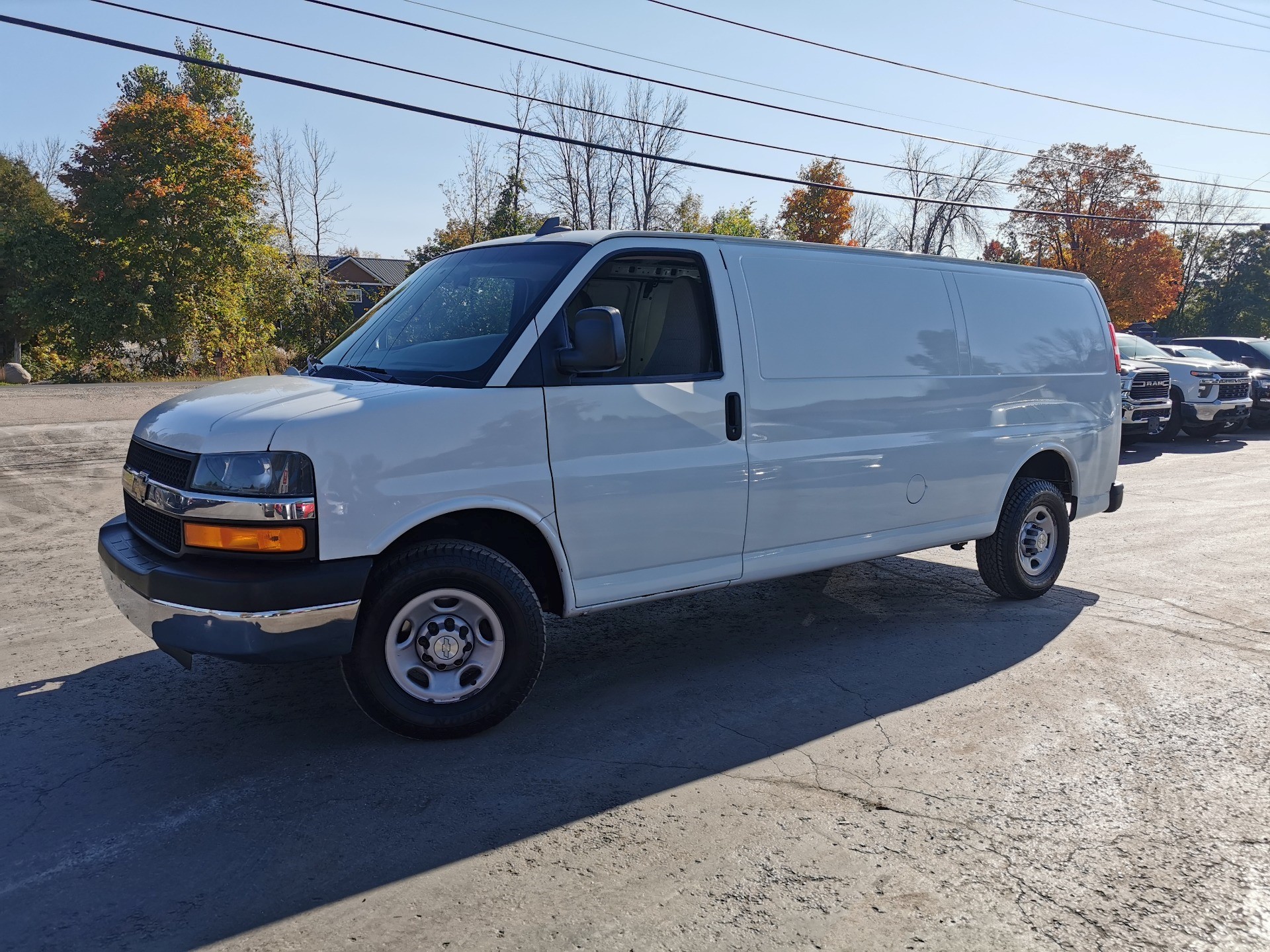 Summit White 2021 Chevrolet Express Cargo Van Rear-Wheel Drive 6-Speed Automatic