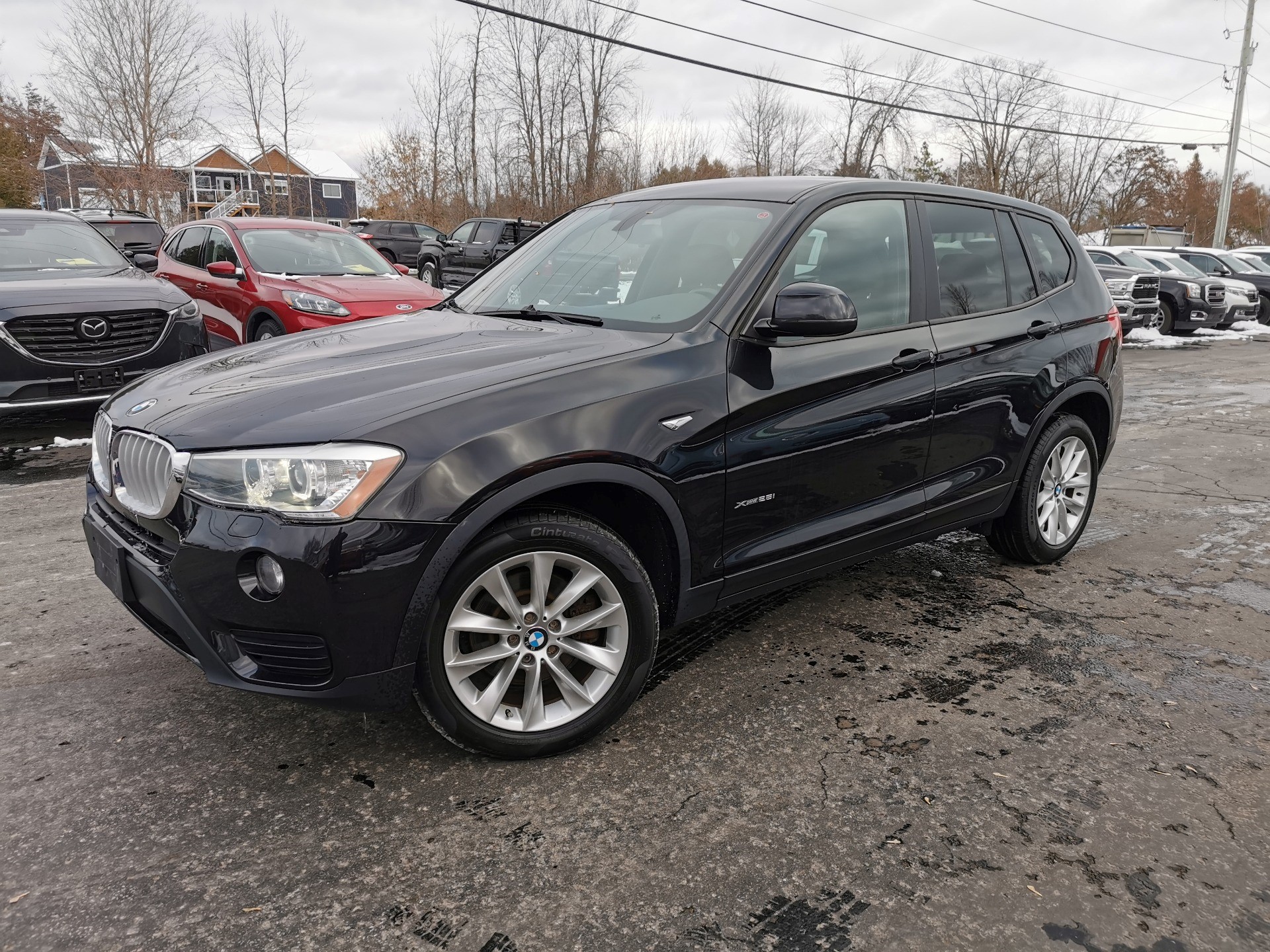 Jet Black 2015 BMW X3 SUV / Crossover All-Wheel Drive 8-Speed Automatic