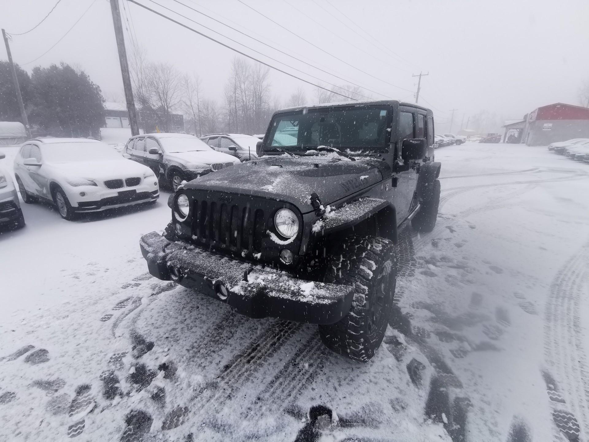 Gray (Granite Crystal Metallic Clear Coat) 2017 Jeep Wrangler Unlimited Sport 4WD SUV / Crossover Four-Wheel Drive 5-Speed Automatic
