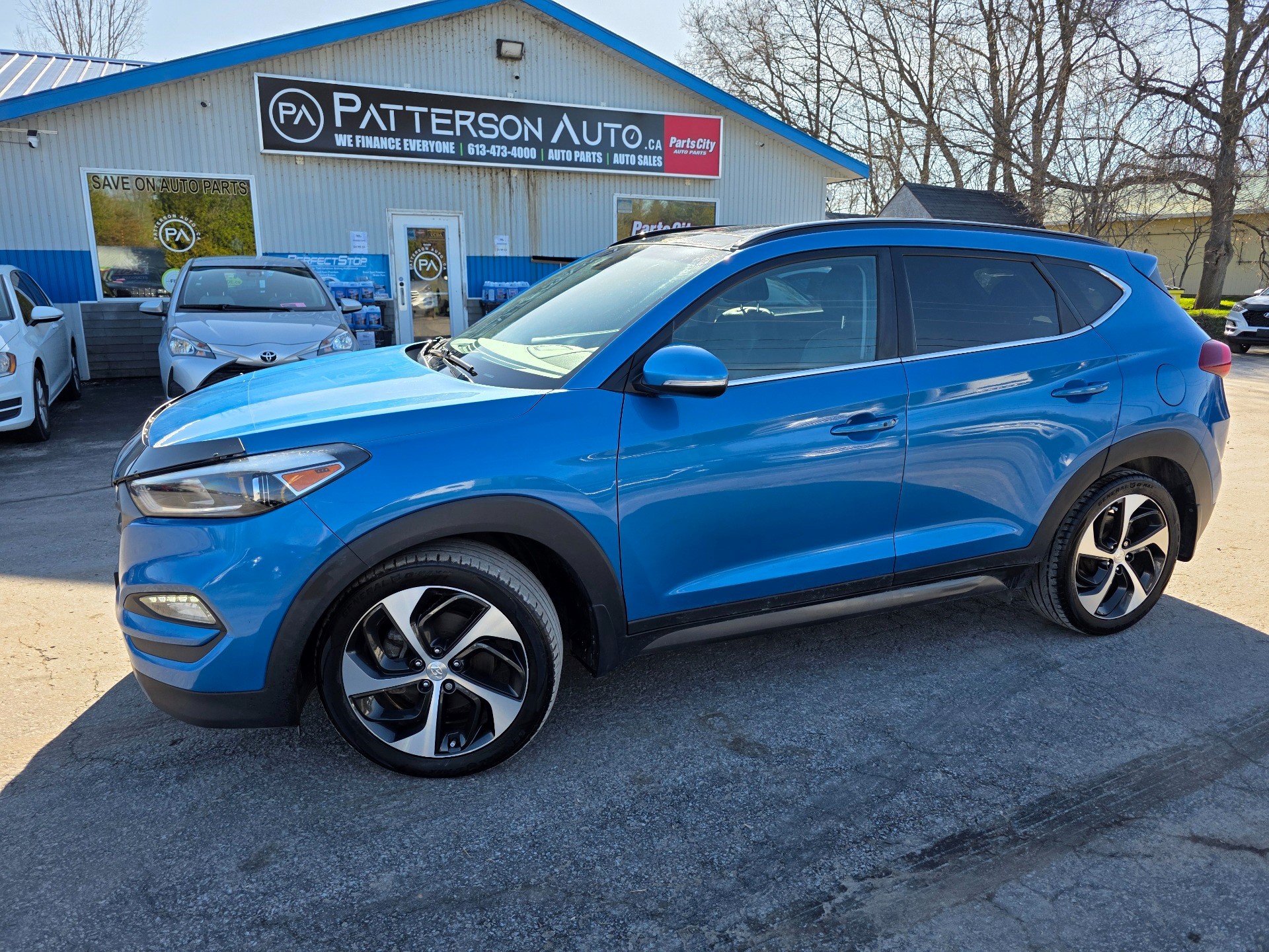 Caribbean Blue 2016 Hyundai Tucson SUV / Crossover All-Wheel Drive 7-Speed Automatic